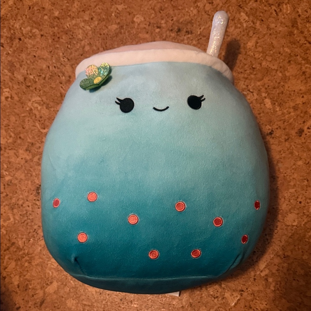 Squishmallows Blue Boba Plush